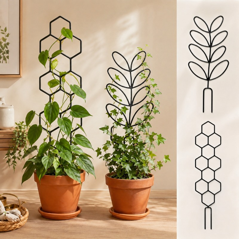 Vine Climbing Plastic - 2/4 Peças Suporte para Plantas, Estrutura