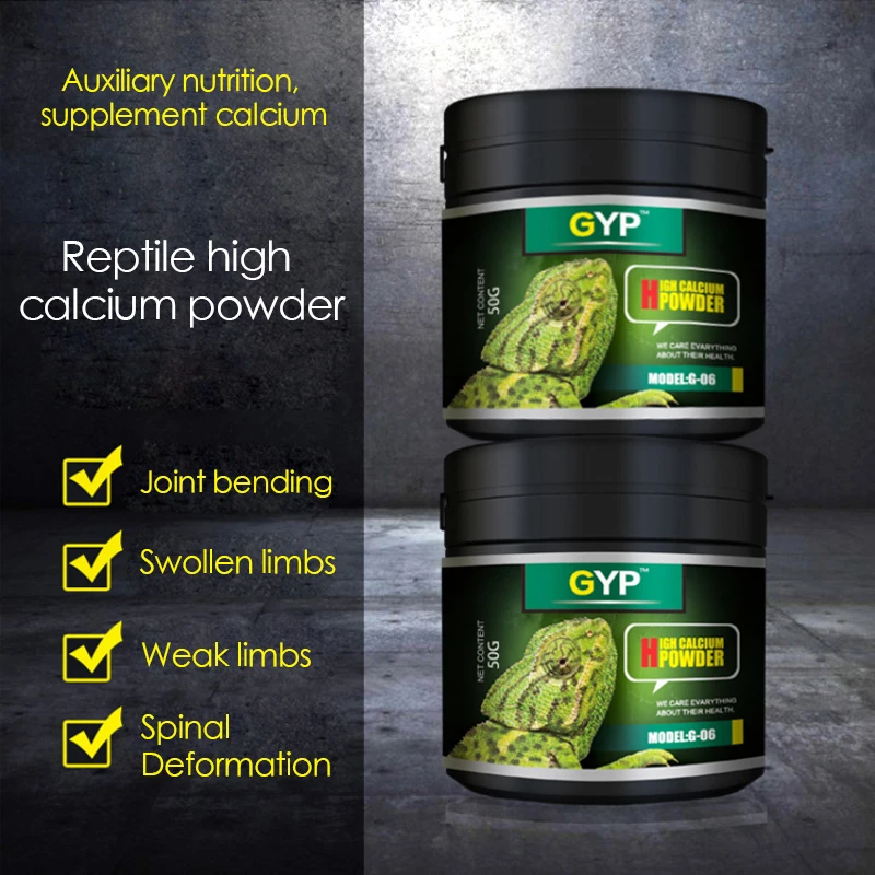 Calcium Powder Reptile - Escalada Pet Reptile, Alto Cálcio Em