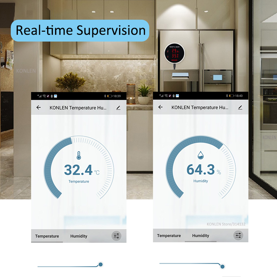 Tuya wifi sensor de umidade te - Digital Hygrometer Probe avaliação e preço