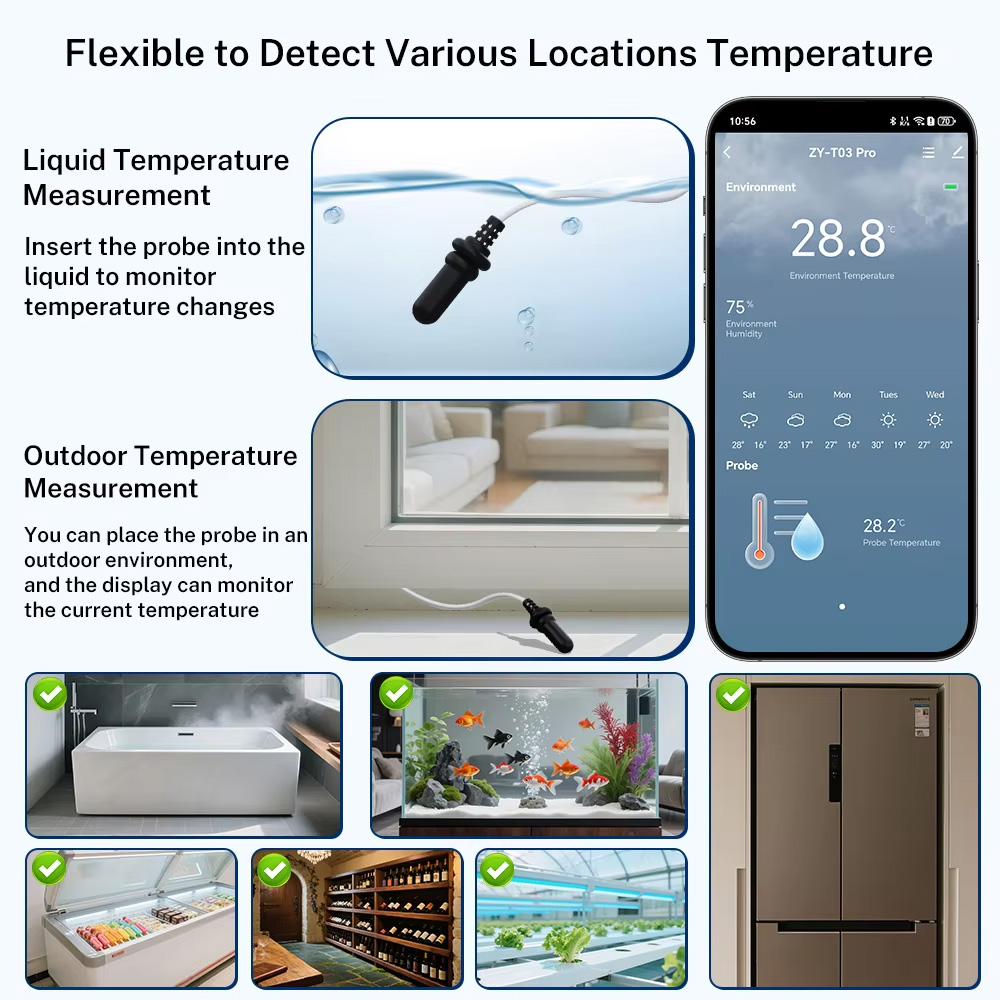 Sensor de Temperatura e Umidad - Digital Hygrometer Probe avaliação e preço