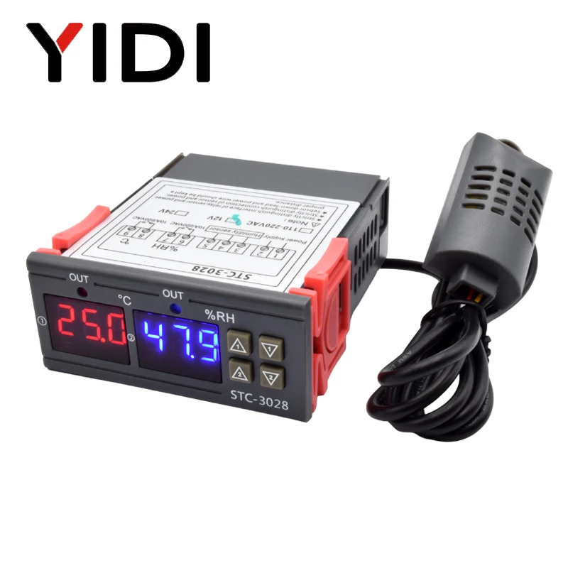 STC-3028 LED Termostato Digita - Digital Hygrometer Probe avaliação e preço