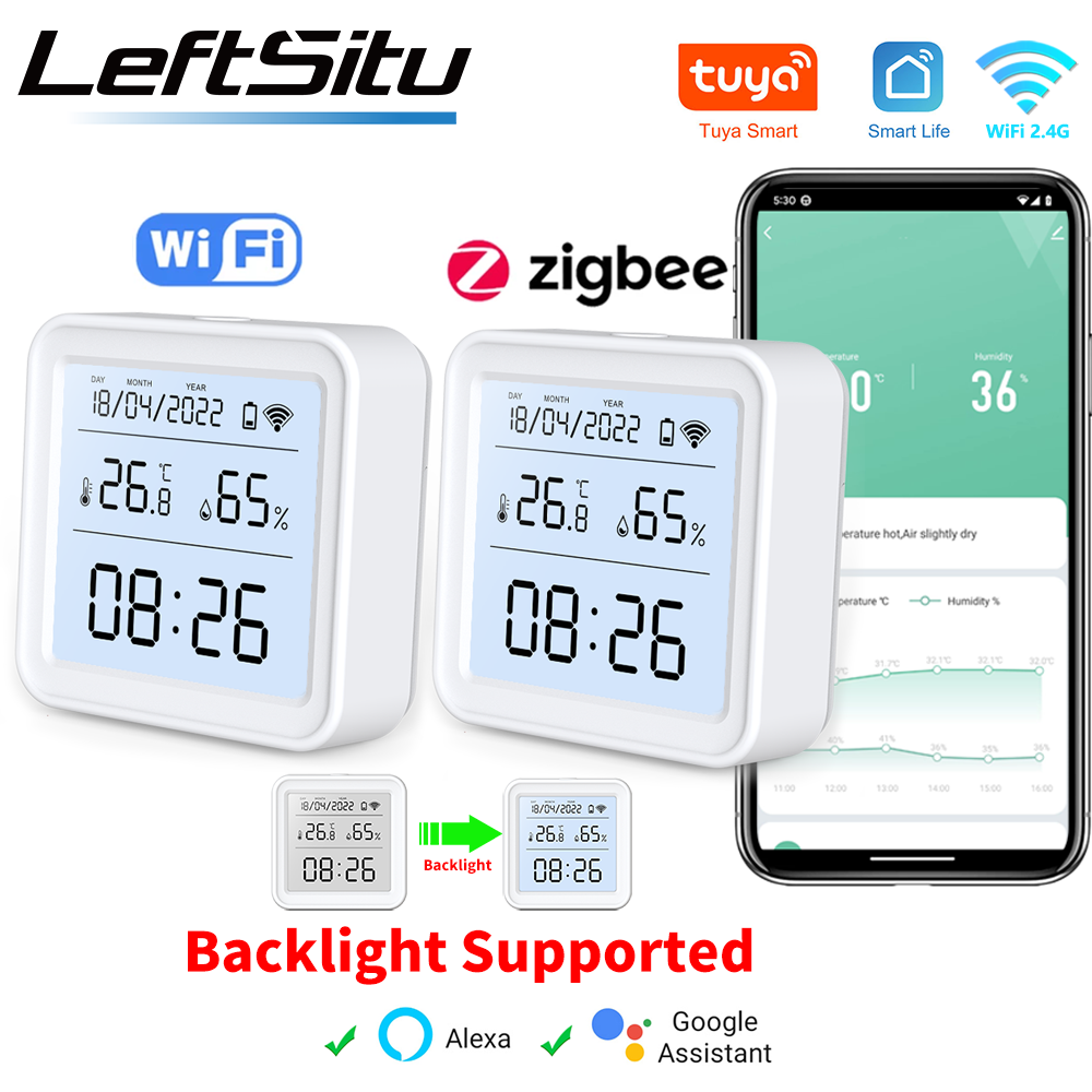 Tuya zigbee wifi sensor de umi - Digital Hygrometer Probe avaliação e preço