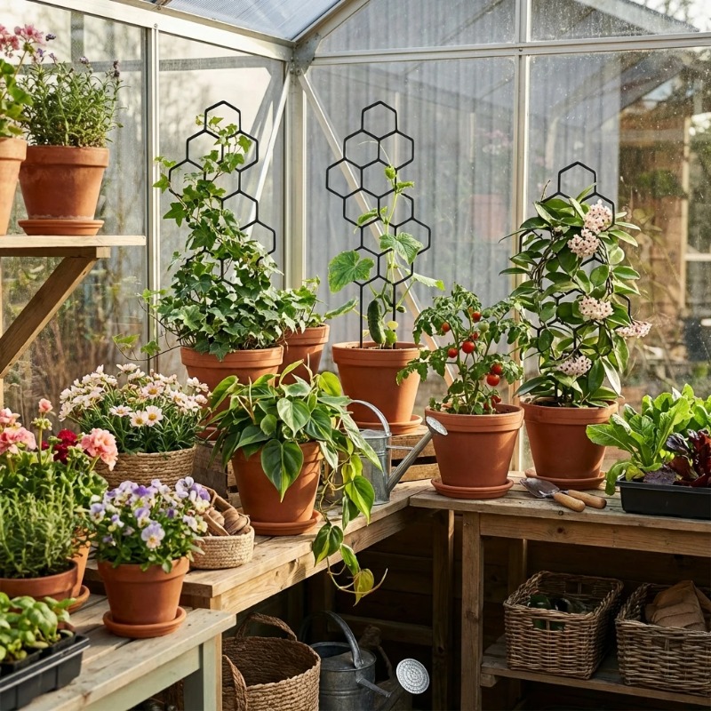 2/4 Peças Suporte para Plantas - Vine Climbing Plastic avaliação e preço