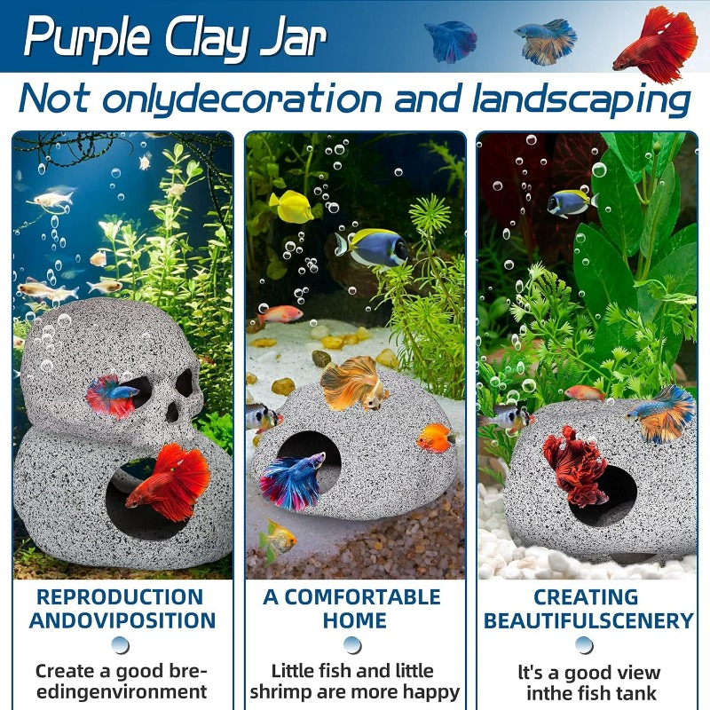 Decorações para Aquário: Caver - Hide Cave Ceramic avaliação e preço