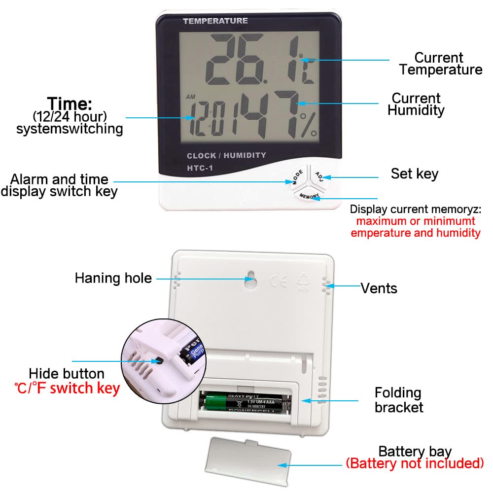 HTC-1 mini termômetro de umida - Digital Hygrometer Probe avaliação e preço